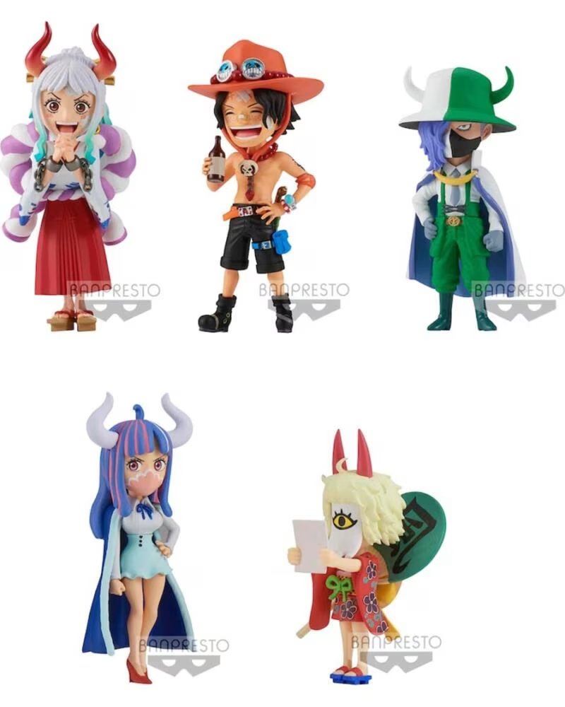 BANPRESTO Figura one piece world collectable wanokuni onigashima unidad aleatoria