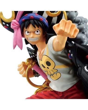 ICHIBANSHO Figura one piece film red monkey d luffy 13 cm