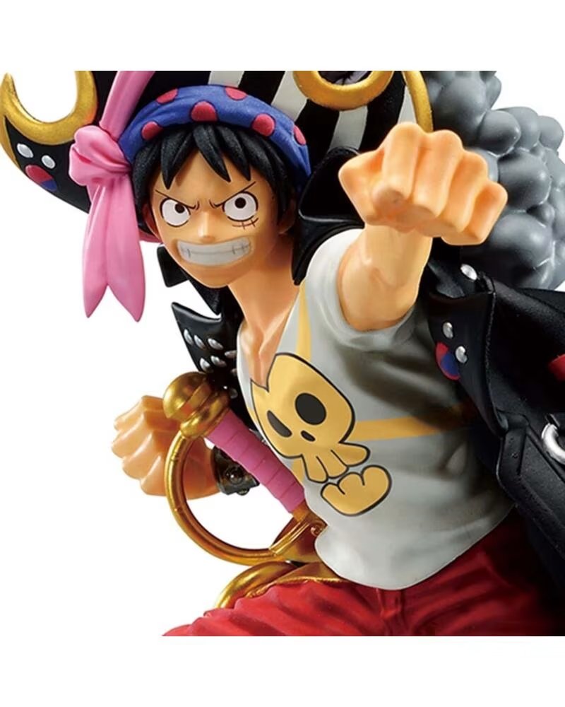 ICHIBANSHO Figura one piece film red monkey d luffy 13 cm