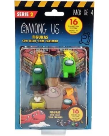 BIZAK Figuras among us s2 caja pack 4