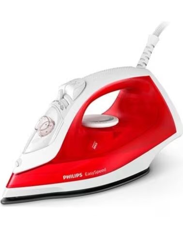 PHILIPS Plancha de vapor easyspeed rojo - blanco 2000w - vapor continuo - antiadherente - dep 220ml - antical