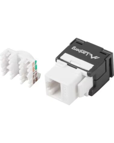 LANBERG Conector keystone cat 6 utp rj45 180º toolless