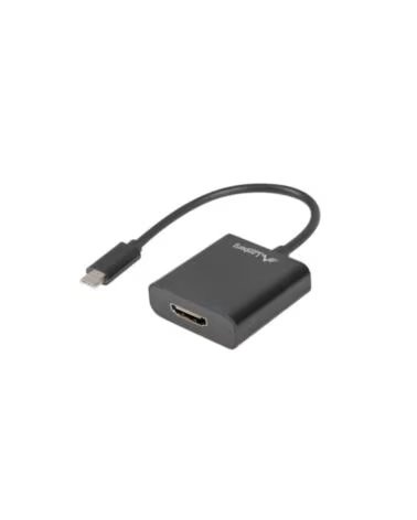 LANBERG Adaptador usb usb tipo c macho 3 1 a hdmi hembra 15cm displayport alt mode negro