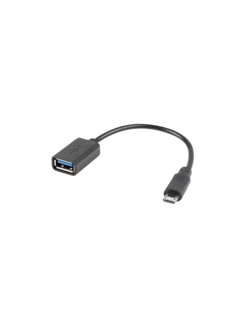 LANBERG Adaptador otg usb microm 2 0 a usb - ah 15 cm negro