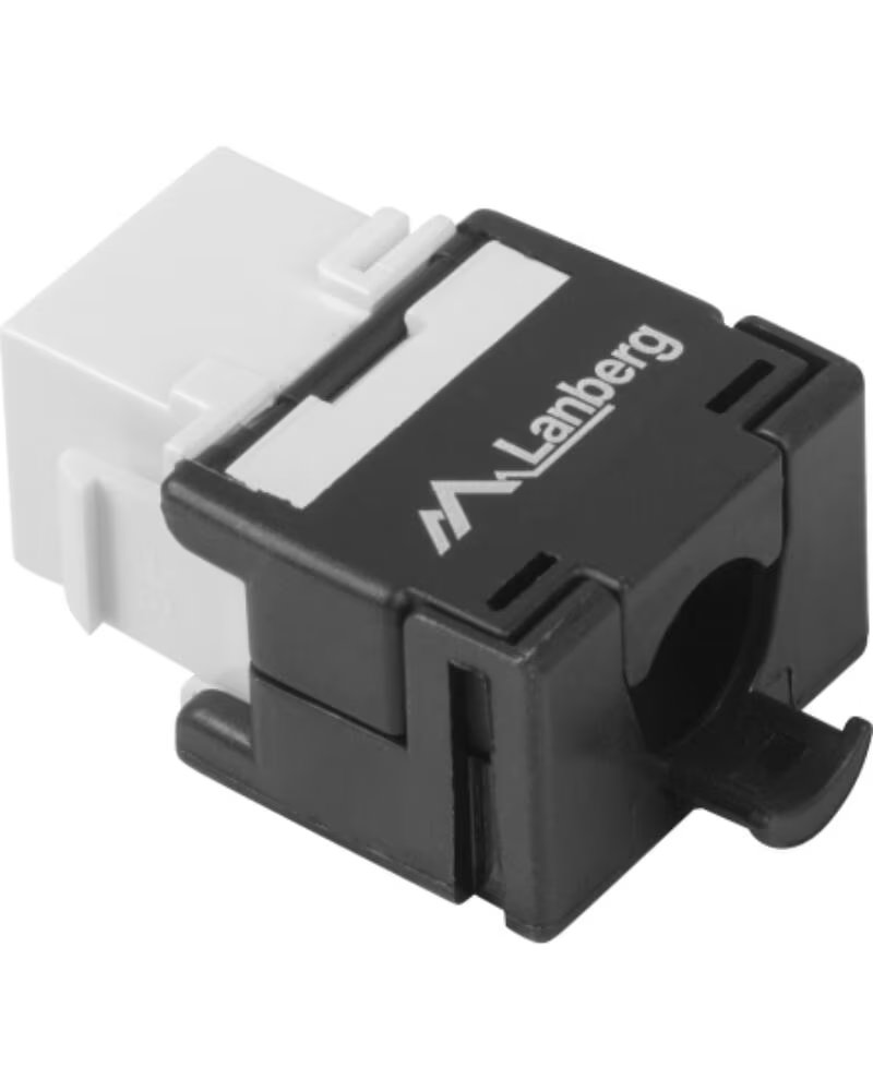 LANBERG Conector keystone cat 6a utp rj45 180º toolless