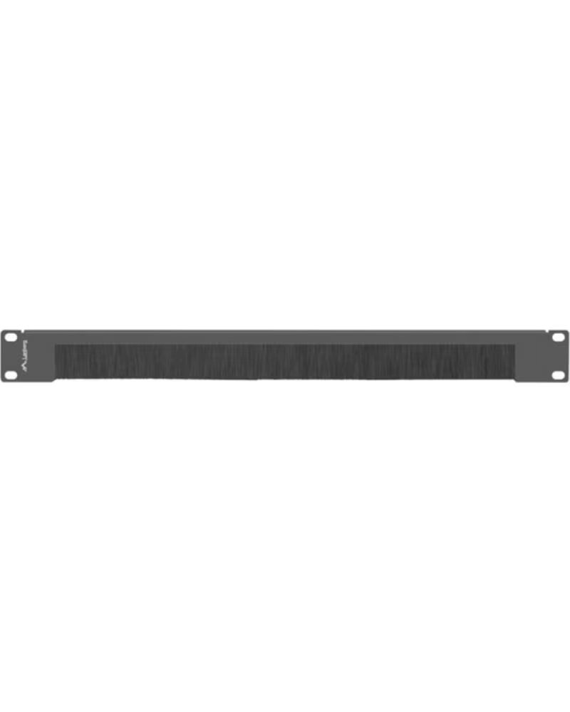 LANBERG Panel pasacables con cepillo 1u negro