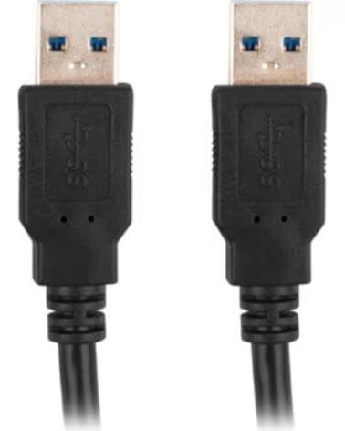 LANBERG Cable usb 3 0 0 5m - macho - macho - negro
