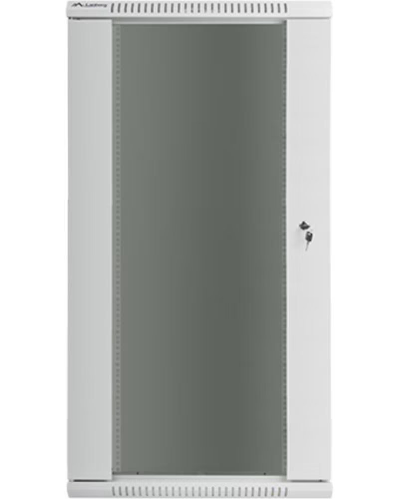 LANBERG Armario rack 19 pulgadas 27u 600x450 cabinet wall - mount flat pack gris v2