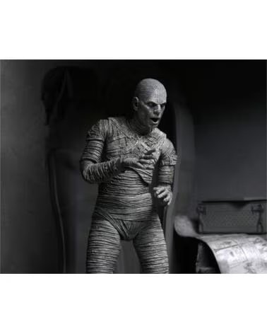NECA Figura ultimate mummy black white 18 cm universal monsters scale action figure