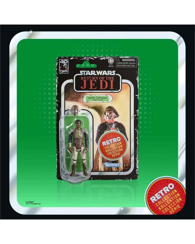 HASBRO Figura star wars retro collection - lando caalrissian skiff guard