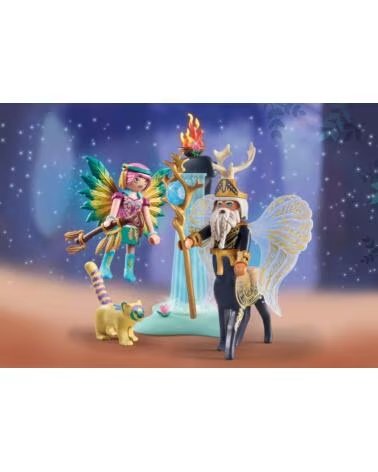 PLAYMOBIL ayuma abjatus con knight fairy hildi