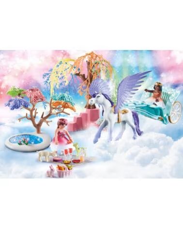 PLAYMOBIL picnic con carruaje pegaso