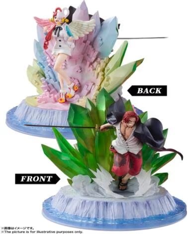TAMASHII NATIONS Figura figuarts zero one piece extra battle red shanks uta