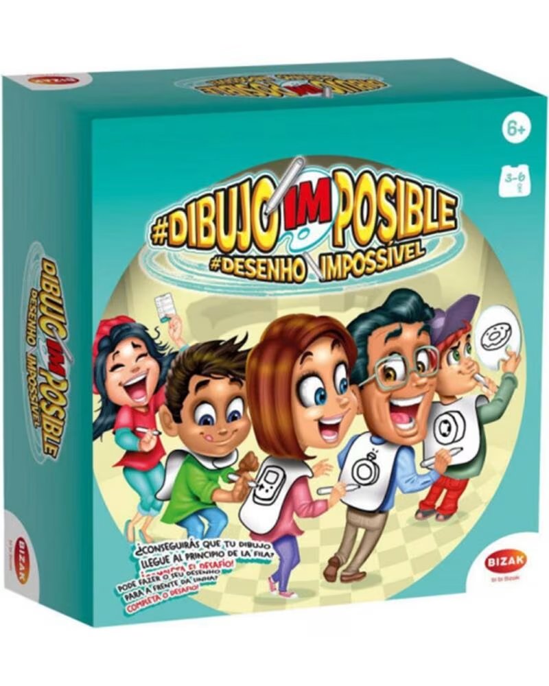 BIZAK Juego dibujo imposible - adivina que pinto