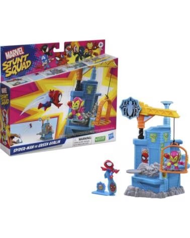 HASBRO Set de juego marvel stunt squad crane smash