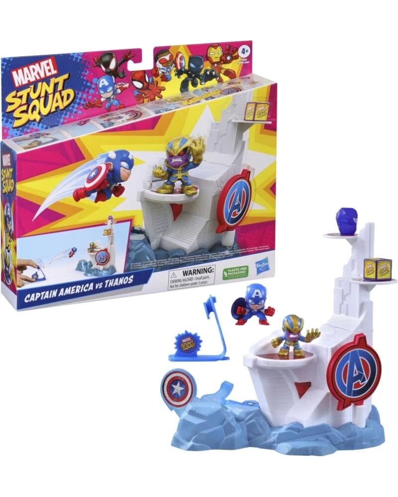 HASBRO Set de juego marvel stunt squad tower smash