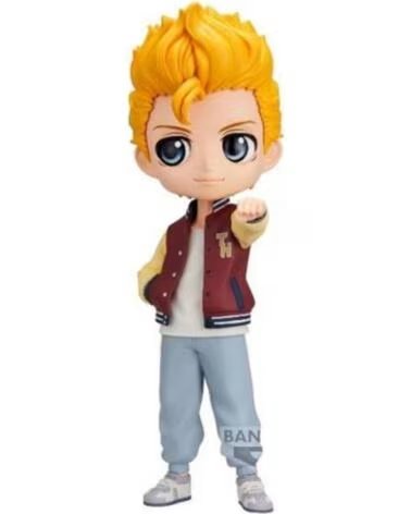 BANPRESTO Figura q posket tokyo revengers takemichi hanagaki - plain clothes ver a 14cm