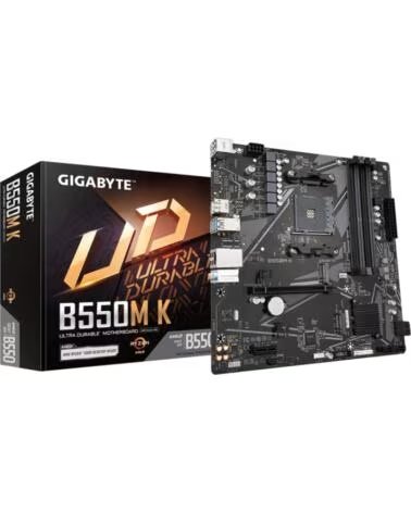 GIGABYTE Placa Base B550M K Socket AM4- DDR4- PCIe 4 0- Micro ATX