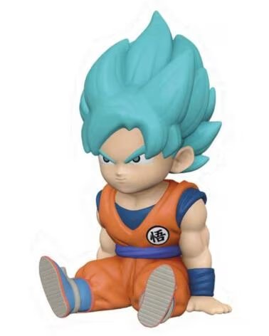 PLASTOY Figura hucha dragon ball super saiyan blue son goku