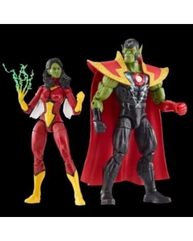 HASBRO Figura marvel legends series avengers skrull queen super - skrull