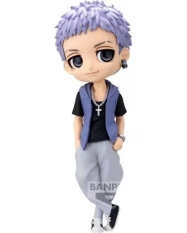 BANPRESTO Figura q posket tokyo revengers takashi mitsuya plain clothes ver a 14cm