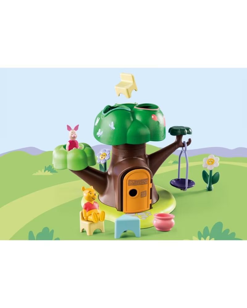 PLAYMOBIL 1 2 3 disney winnie the pooh piglet casa del arbol