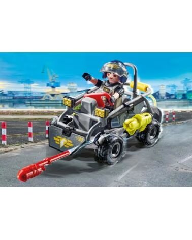 PLAYMOBIL fuerzas especiales quad multiterreno