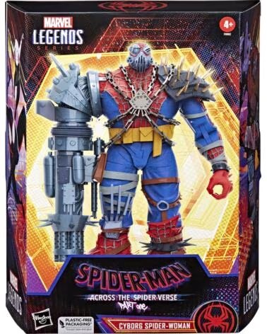 HASBRO Figura marvel legends cyborg spiderwoman