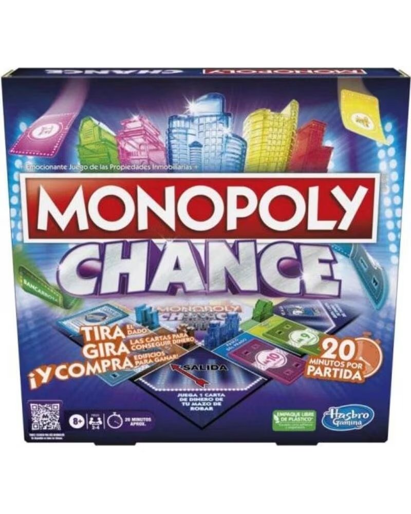 HASBRO Juego de mesa monopoly chance espanol