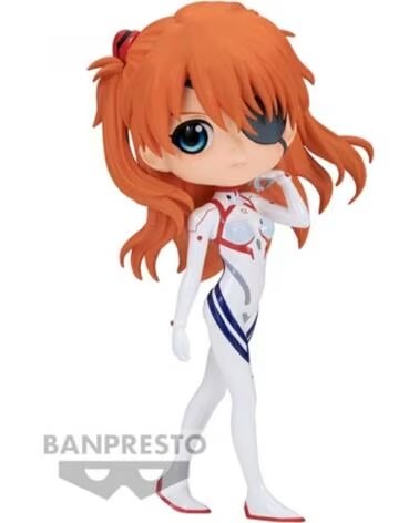 BANPRESTO Figura q posket evangelion 3 01 0 plugsuit style asuka shikinami langley ver b 14cm