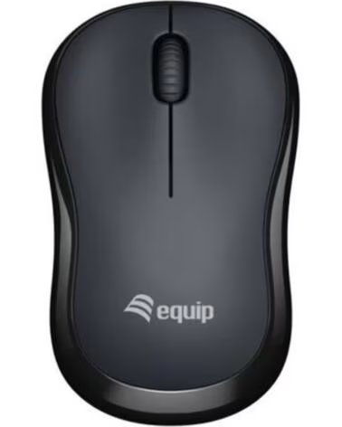 EQUIP Mouse raton comfort wireless inalambrico - 1200dpi - negro