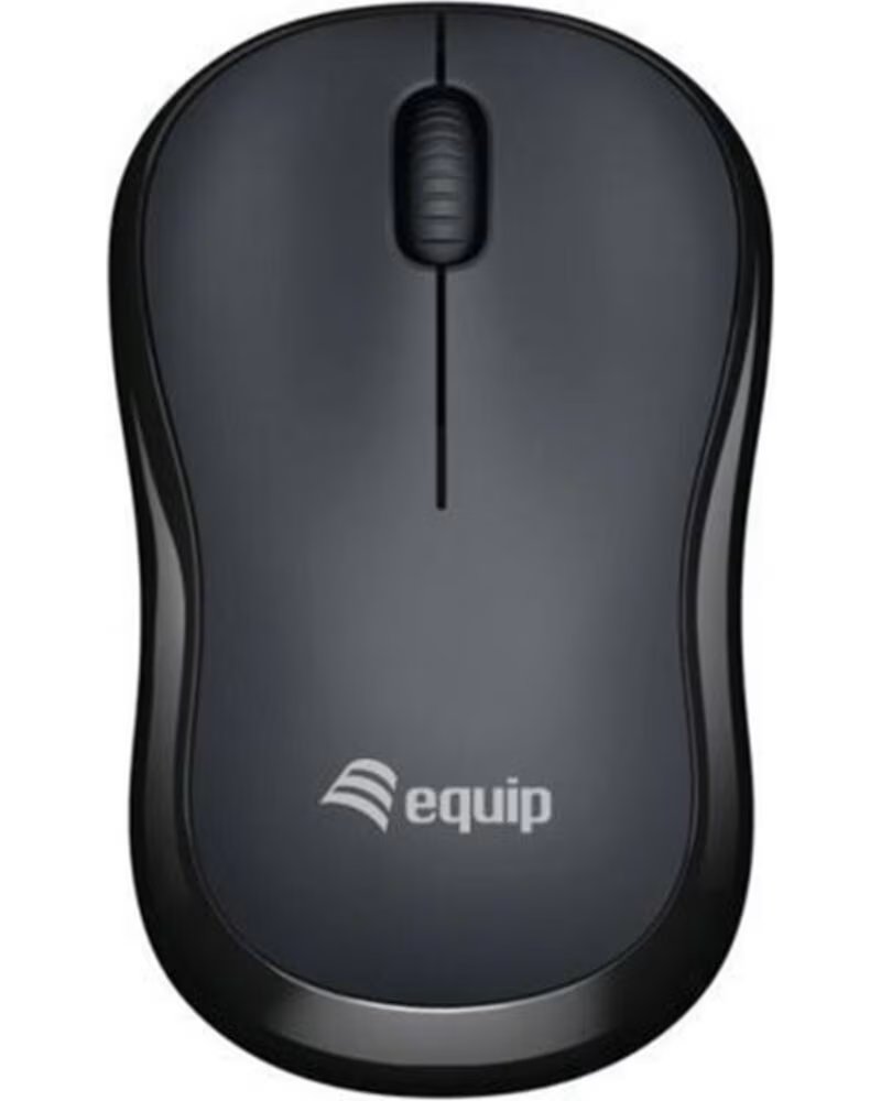 EQUIP Mouse raton comfort wireless inalambrico - 1200dpi - negro