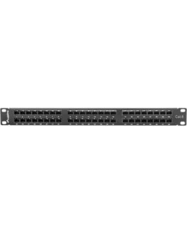 LANBERG Patch panel 48 puertos 1u cat 6 19 pulgadas negro