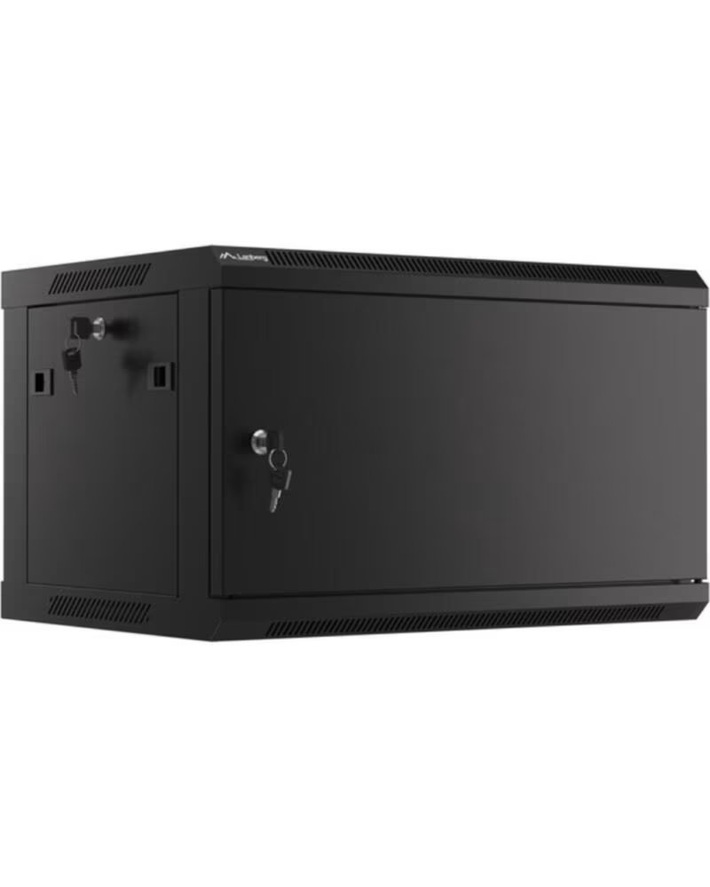 LANBERG Armario mural rack 19 pulgadas 6u - 600x450 negro