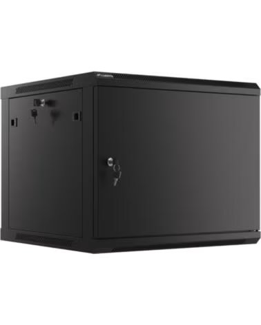 LANBERG Armario mural rack 19 pulgadas 9u - 600x600 negro