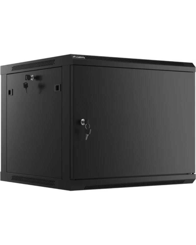 LANBERG Armario mural rack 19 pulgadas 9u - 600x600 negro