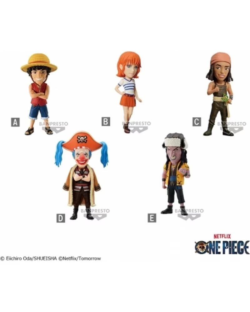 BANPRESTO Figura one piece netflix world collectable vol 1 7cm