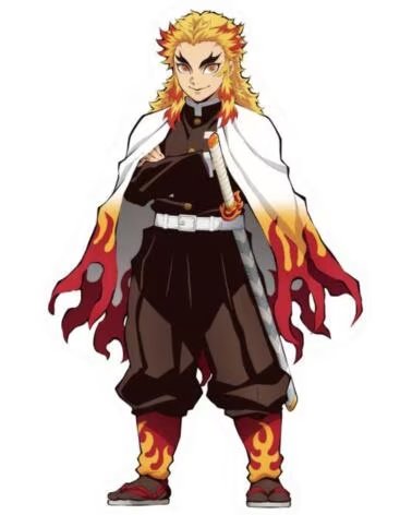 MADCOW ENTERTAINMENT Lampara neon demon slayer kimetsu no yaiba rengoku 40 cm