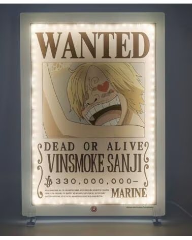 MADCOW ENTERTAINMENT Lampara led neon teknofun wanted one piece sanji 40 cm