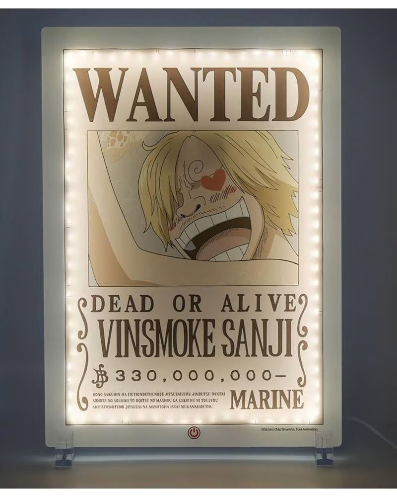 MADCOW ENTERTAINMENT Lampara led neon teknofun wanted one piece sanji 40 cm