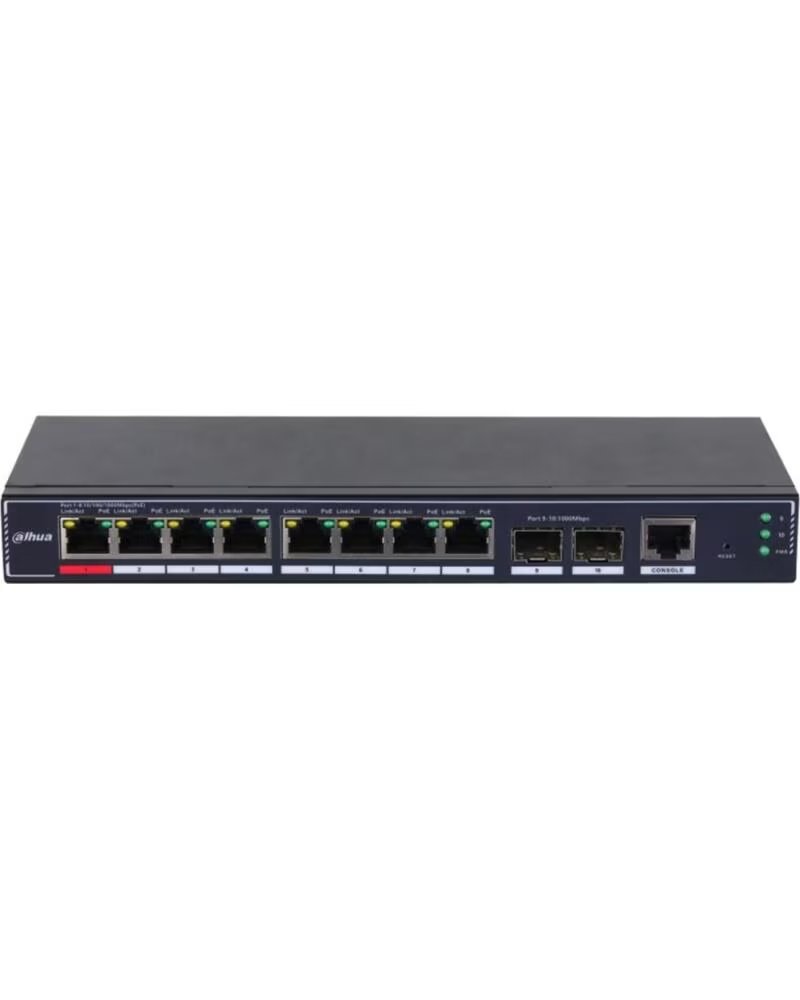 DAHUA Switch it dh - sg4010p - 2f 10 puertos