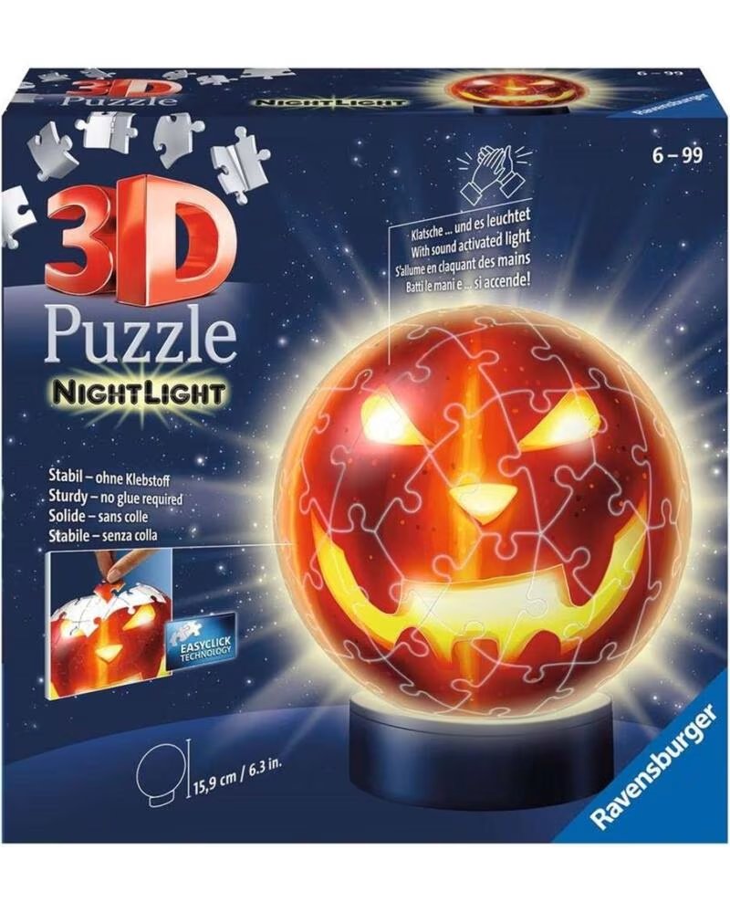 RAVENSBURGER Puzzle 3d calabaza de halloween