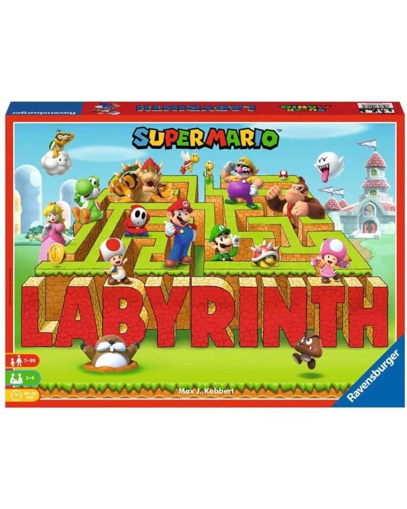 RAVENSBURGER Juego de mesa labyrinth super mario