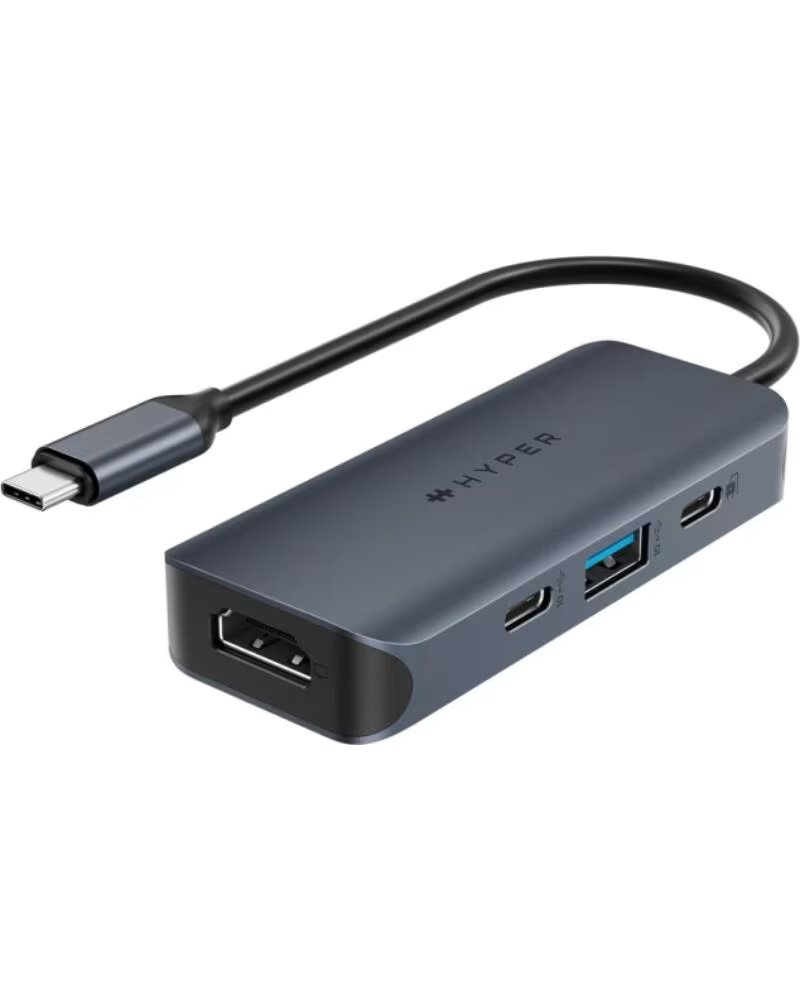 HYPER Hub drive ecosmart gen 2 universal usb - c 4 - in - 1 100 w pd power