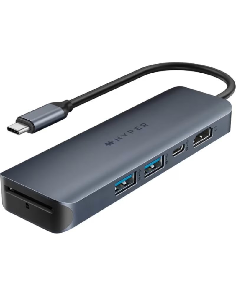 HYPER Hub drive ecosmart gen 2 universal usb - c® 6 - in - 1100 w pd power