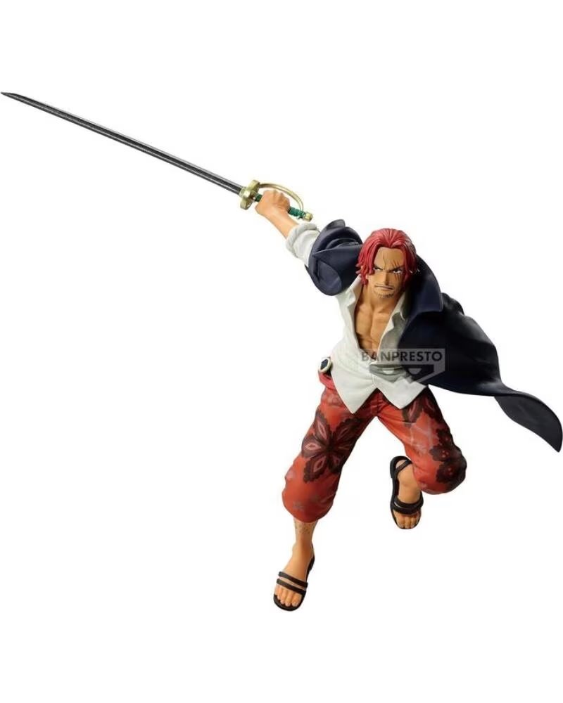 BANPRESTO Figura one piece battle record collection shanks