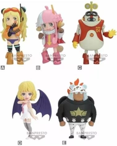 BANPRESTO Figura one piece world collectable egg head 5 unidad aleatoria