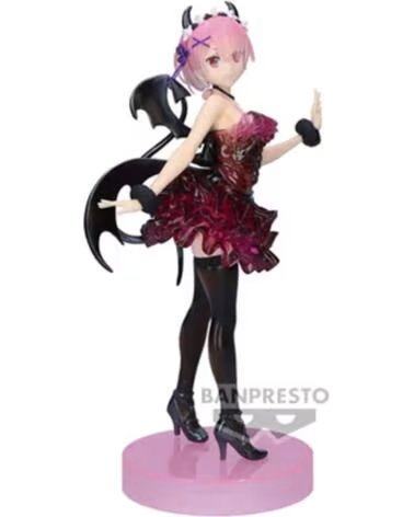 BANPRESTO Figura re zero starting life in another world espresto clear drssey ram special color ver 22cm