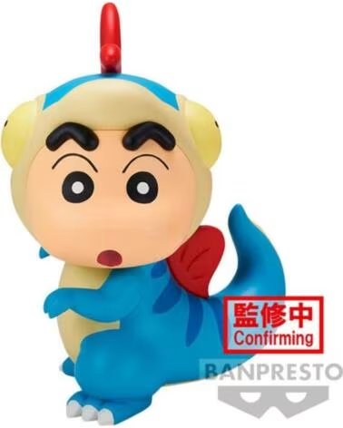 BANPRESTO Figura shin chan crayon dino dinosaur shinchan