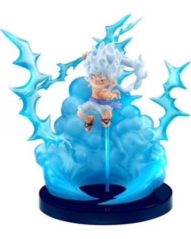 BANPRESTO Figura one piece world collectable special monkey d luffy gear 5 6cm